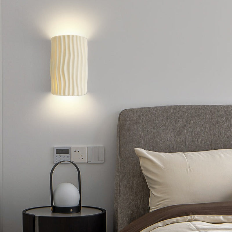 Morandi Onda Retro LED Aplique de Pared Resina Estudio