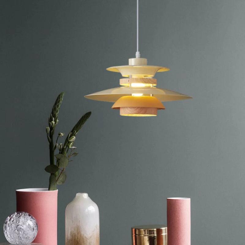 Morandi Moderna Metal LED Lámpara Colgante