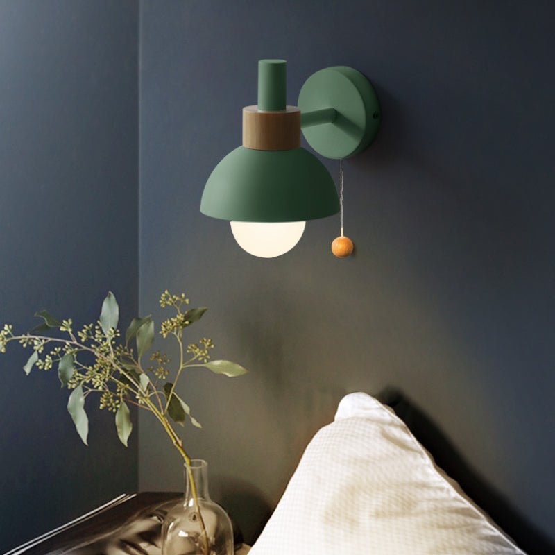 Morandi Moderno LED Aplique De Pared Interior Metal Vidrio Dormitorio