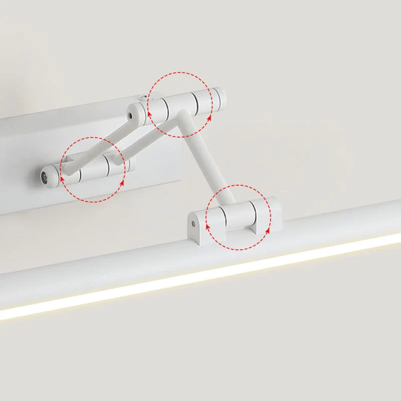 Edge Lámpara de Pared LED de Metal con Frente de Espejo