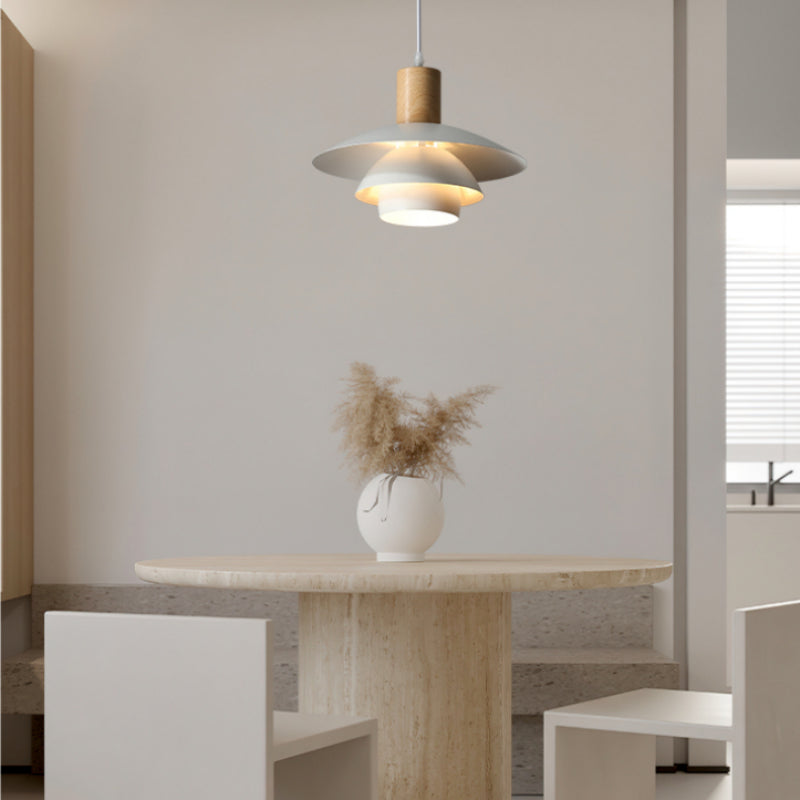 Morandi Moderna LED Lámpara Colgante Metal Dormitorio