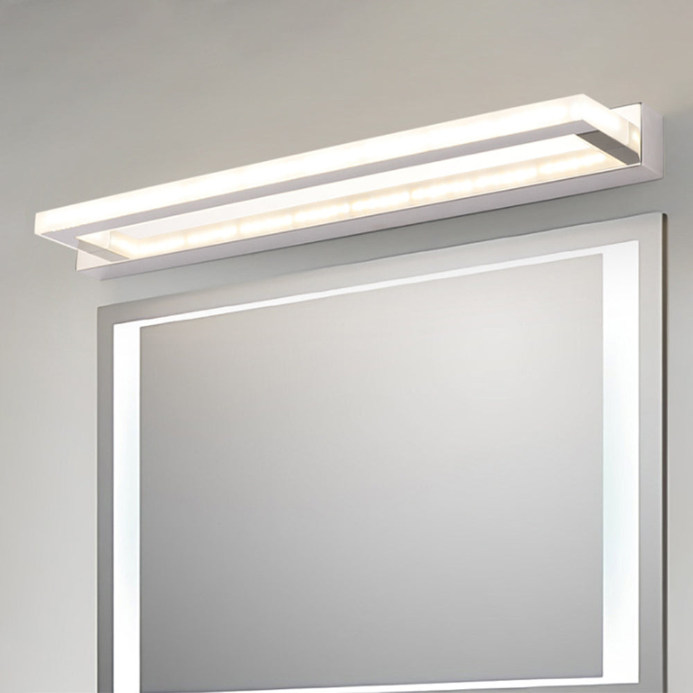 Leigh Aplique de Pared Espejo Led Rectangular Leigh Baño Blanco