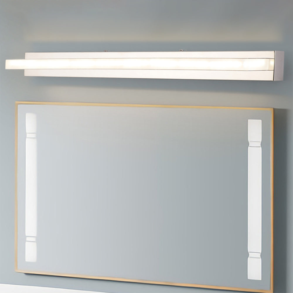 Leigh Aplique de Pared Espejo Led Rectangular Leigh Baño Blanco