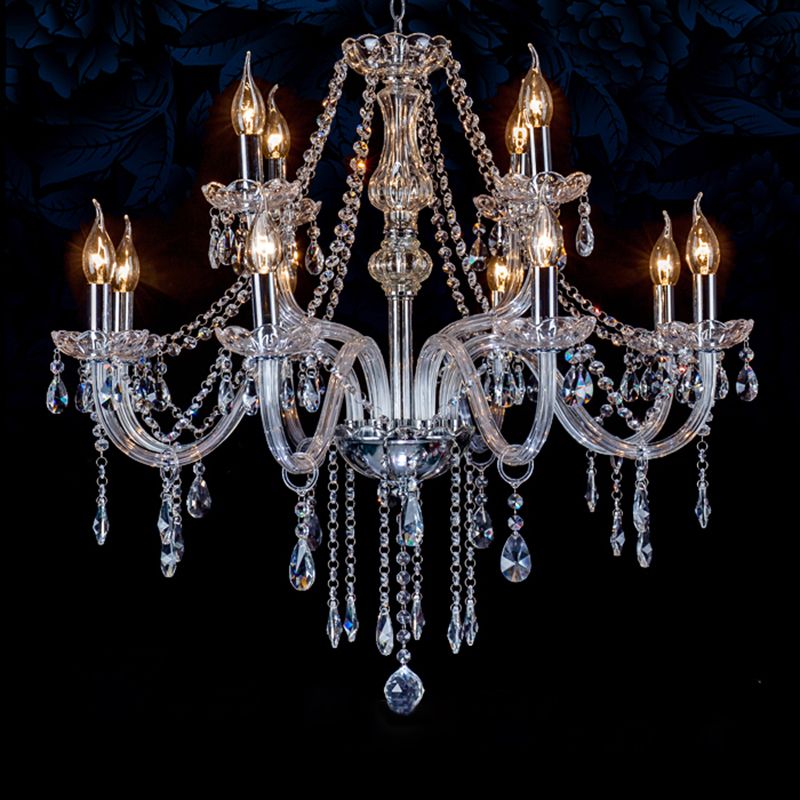 Silva Candelabro de Cristal Silva Transparente