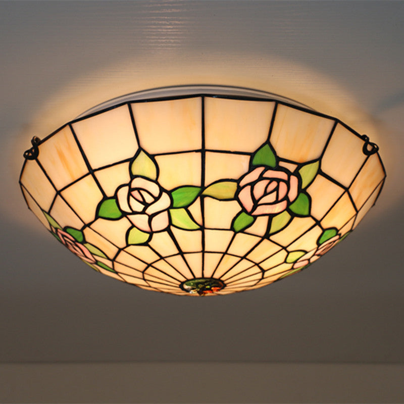 Eryn Retro Magnífico Flush Mount Ceiling Light Vidrio Dormitorio/Salón