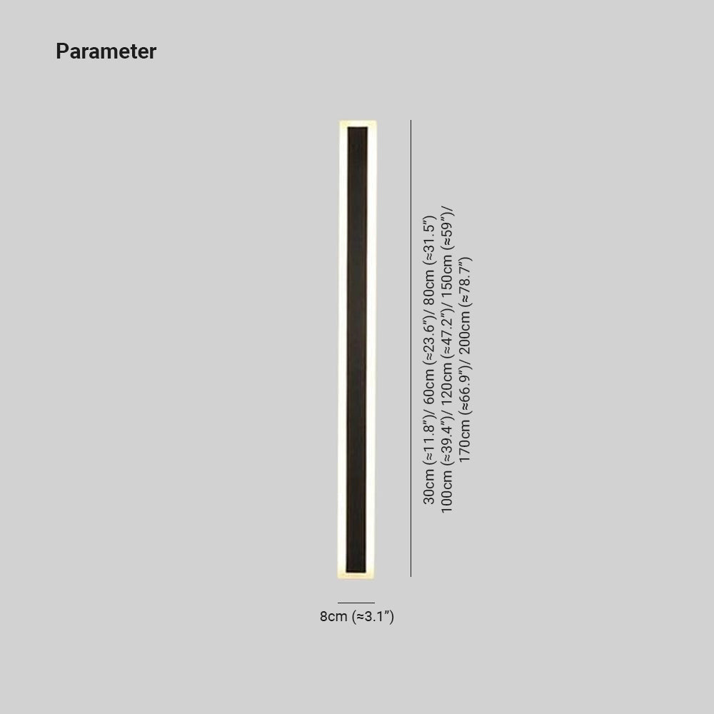 Edge Aplique LED Moderno Metal Pasillo