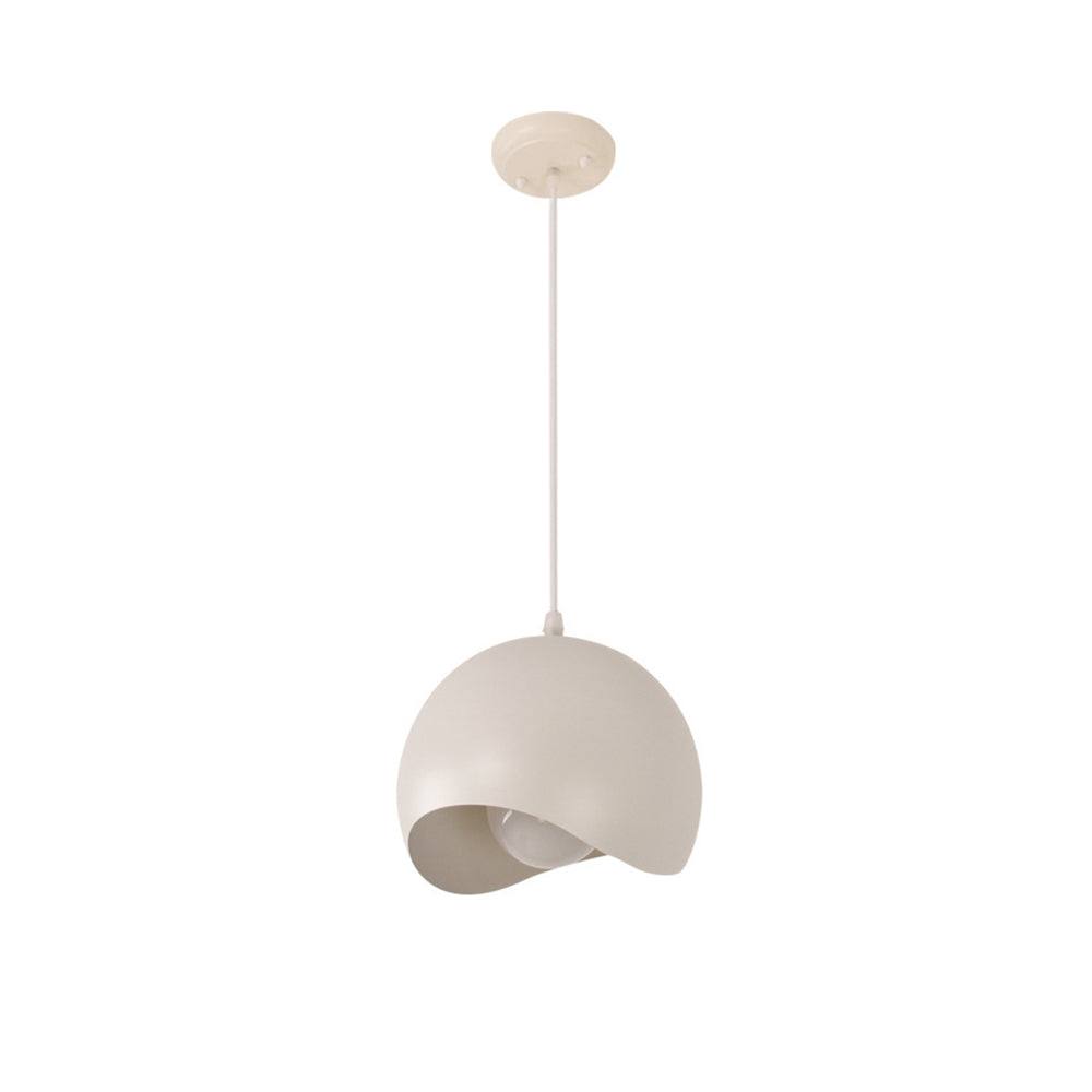 Leilani Creativo Globe Lámpara Colgante Blanco Metal Dormitorio/Salón