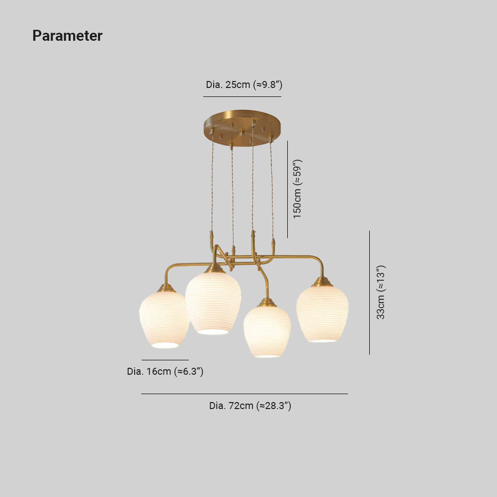 Valentina Moderno LED Lámparas de araña Oro Metal Salón/Comedor