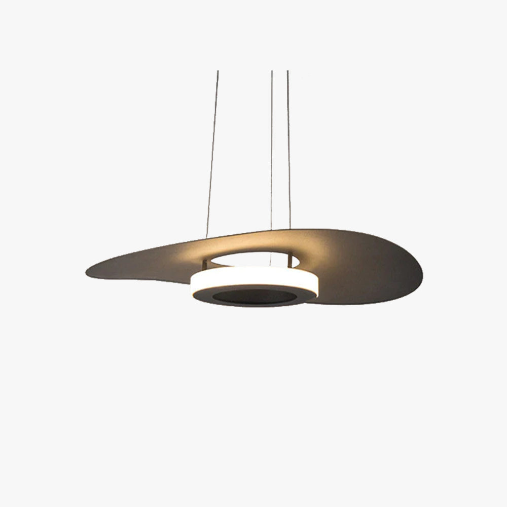 Carins Moderno LED Lámpara colgante Negro Blanco Acrílico Salón