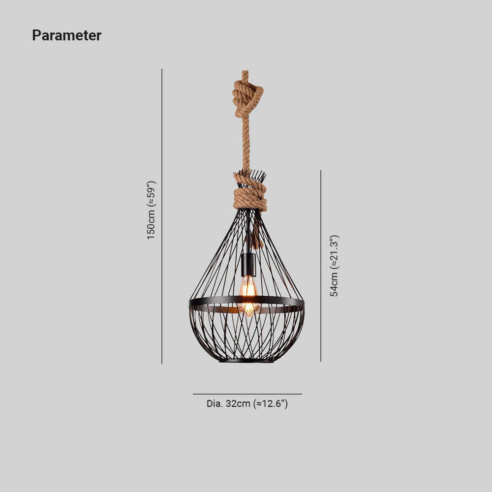 Epoch Industrial LED Lámpara Colgante Metal Sala de estar