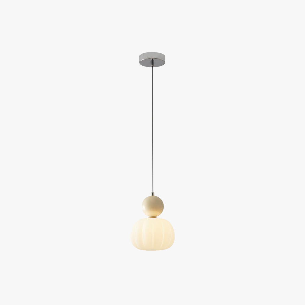 Morandi Moderno LED Lámpara colgante Cromo Metal Comedor/Dormitorio