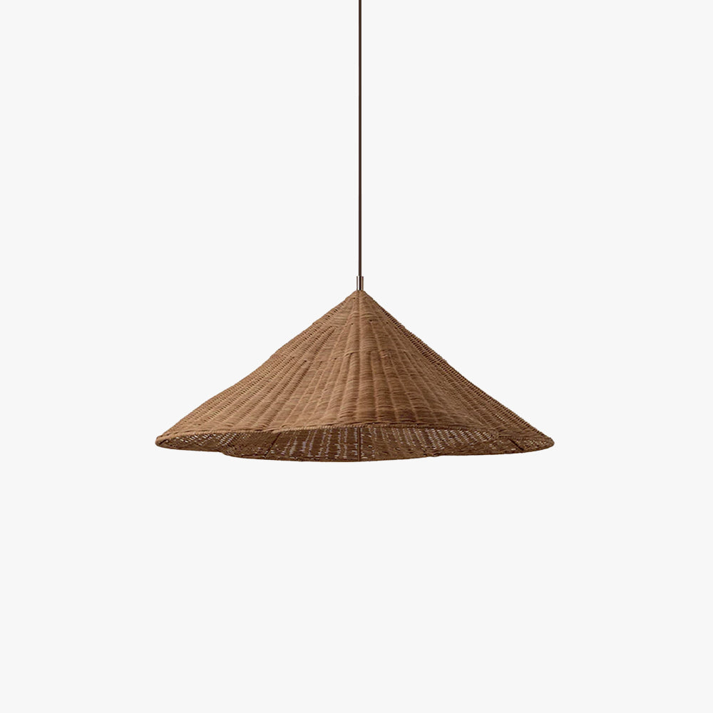 Muto Vintage Rattan Pendant Light Livining Room Bedroom