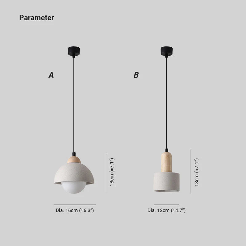 Ozawa Moderna Minimalismo Lámpara Colgante Dormitorio