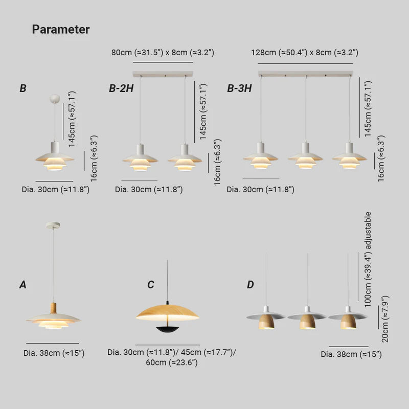 Morandi Moderna LED Lámpara Colgante Metal Dormitorio