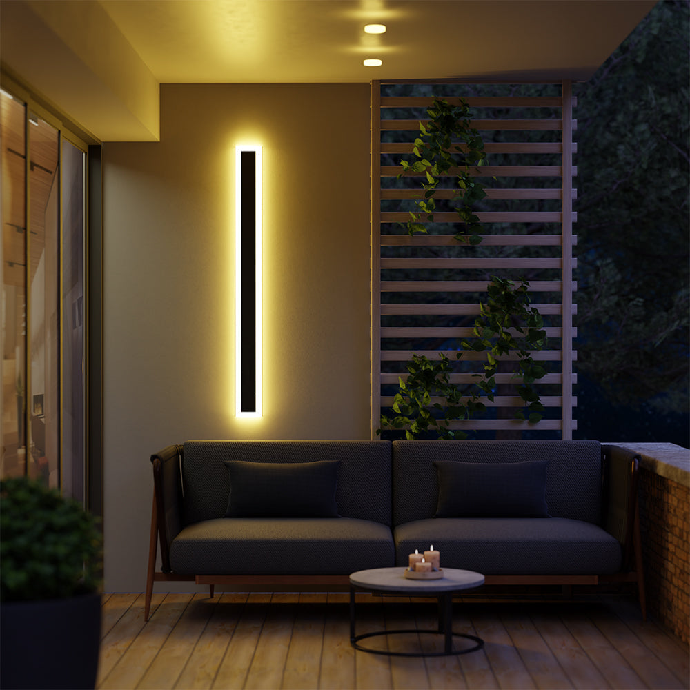 Edge Aplique LED Moderno Metal Pasillo