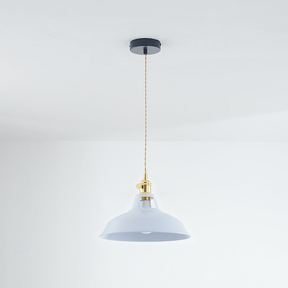 Morandi Nordica Metal LED Lámpara Colgante Negra/Blanca