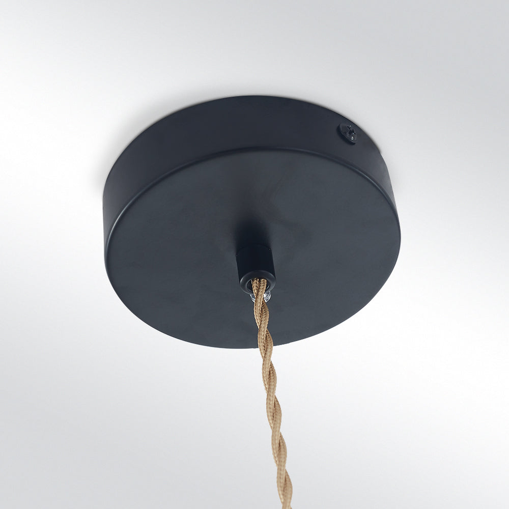 Morandi Nordica Metal LED Lámpara Colgante Negra/Blanca