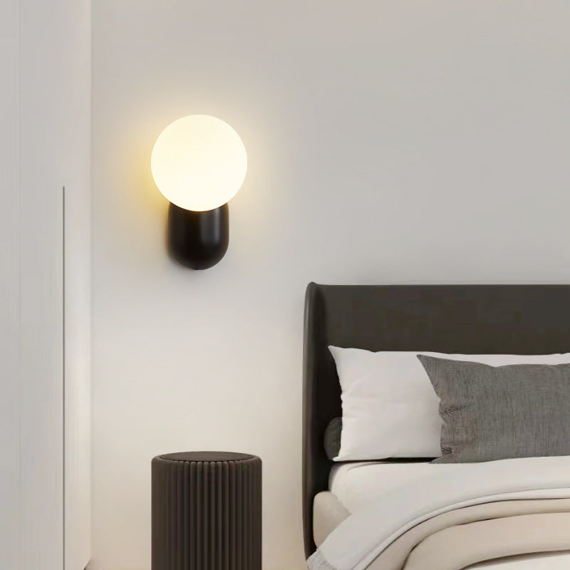 Hailie Moderno LED Lámpara de Pared Vidrio Resina Dormitorio