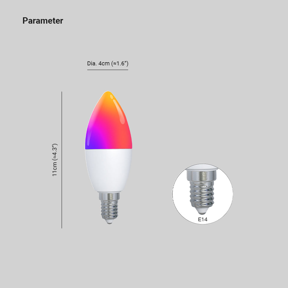 Lumos E14 Bombilla LED WiFi Inteligente Regulable