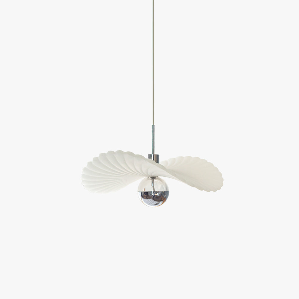 Renée Diseño Pluma Metal Resina LED Lámpara Colgante Dormitorio