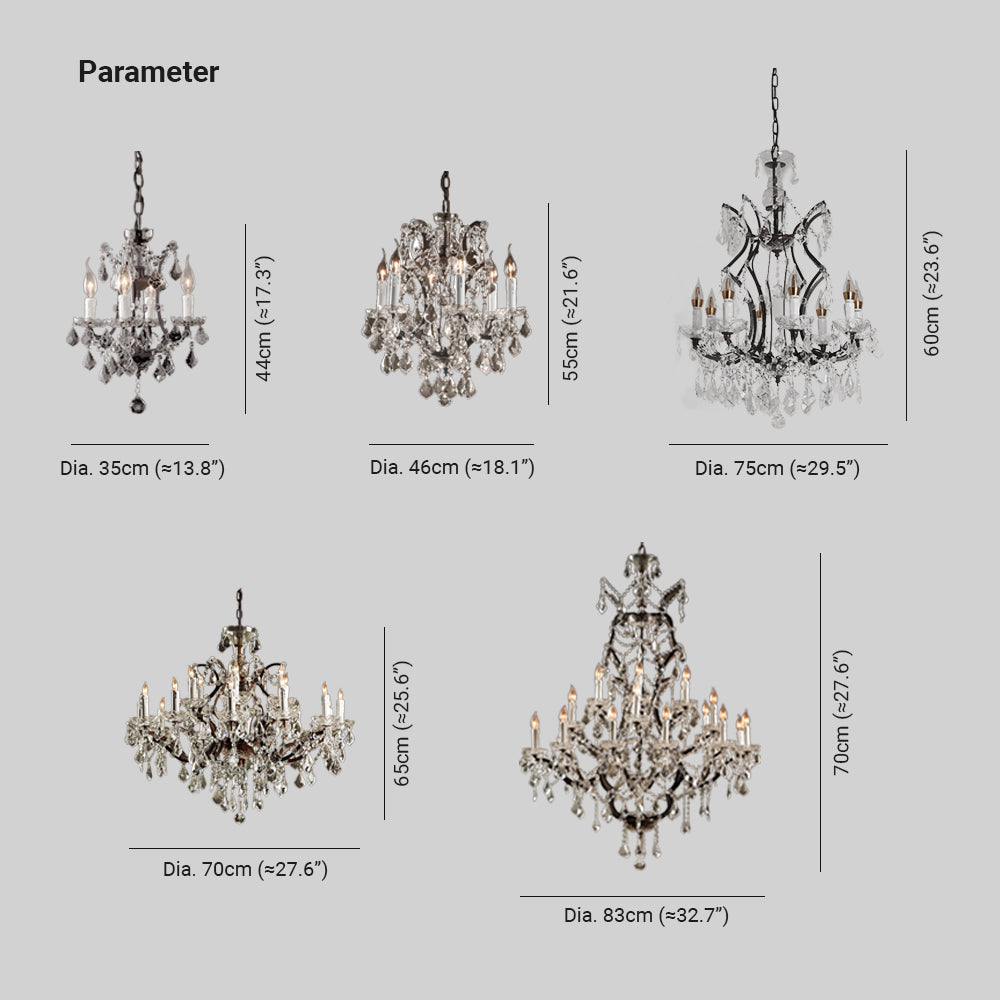 Silva Moderna Decorativa Cristales LED Lámpara Colgante