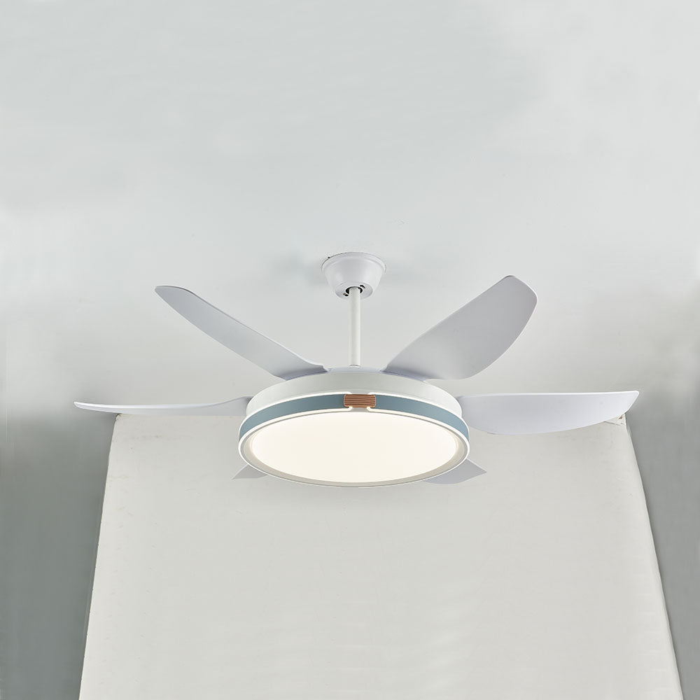 Haydn Ventilador de techo con Luz 6 Palas, 4 Colores, Motor dc, ∅130CM