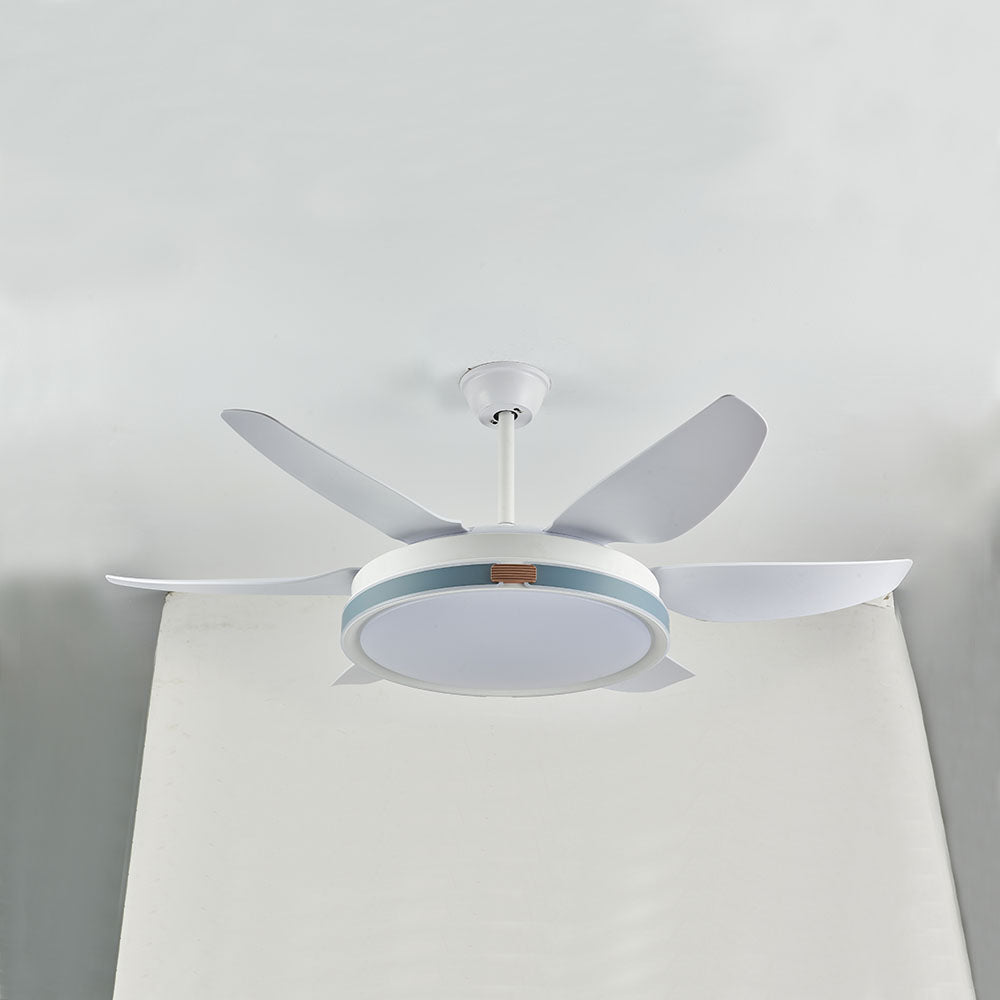 Haydn Ventilador de techo con Luz 6 Palas, 4 Colores, Motor dc, ∅130CM