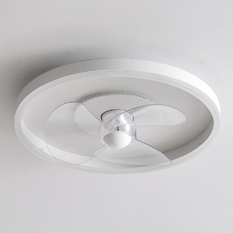 Quinn Ventilador de techo con Luz sin aspas, Blanco Doble luz, Motor dc, ∅40CM/50CM