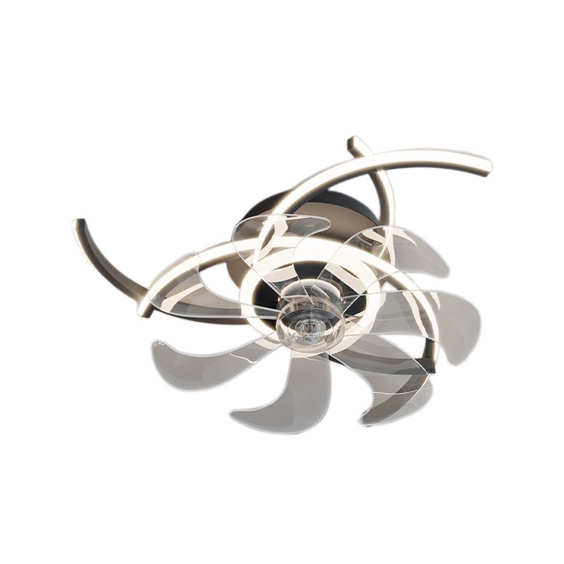 Lacey Ventilador con Luz sin aspas, 4 Estilos, 3 Colores Motor dc, ∅52CM
