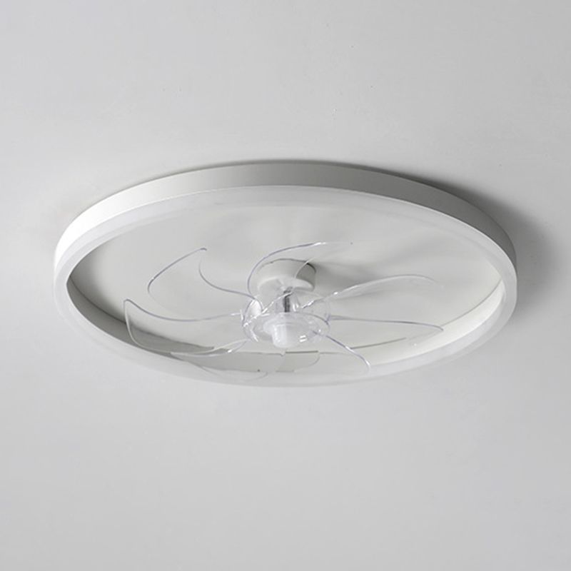 Edge Ventilador de techo con Luz sin aspas, Blanco, Motor dc, ∅40CM/50CM/60CM