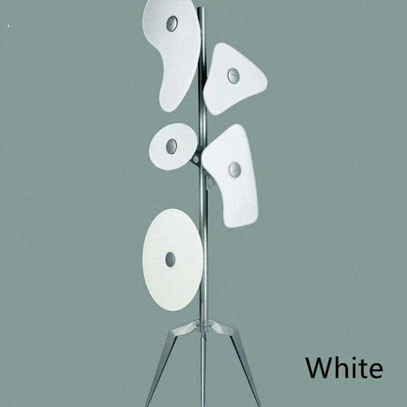 Morandi Modern Geométrico Metal LED Lámpara de Pie Blanca