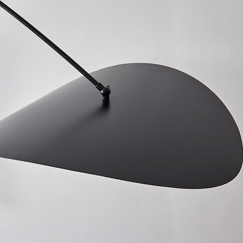Carins Moderna Minimalista Diseño Lámpara Colgante Metal Negra