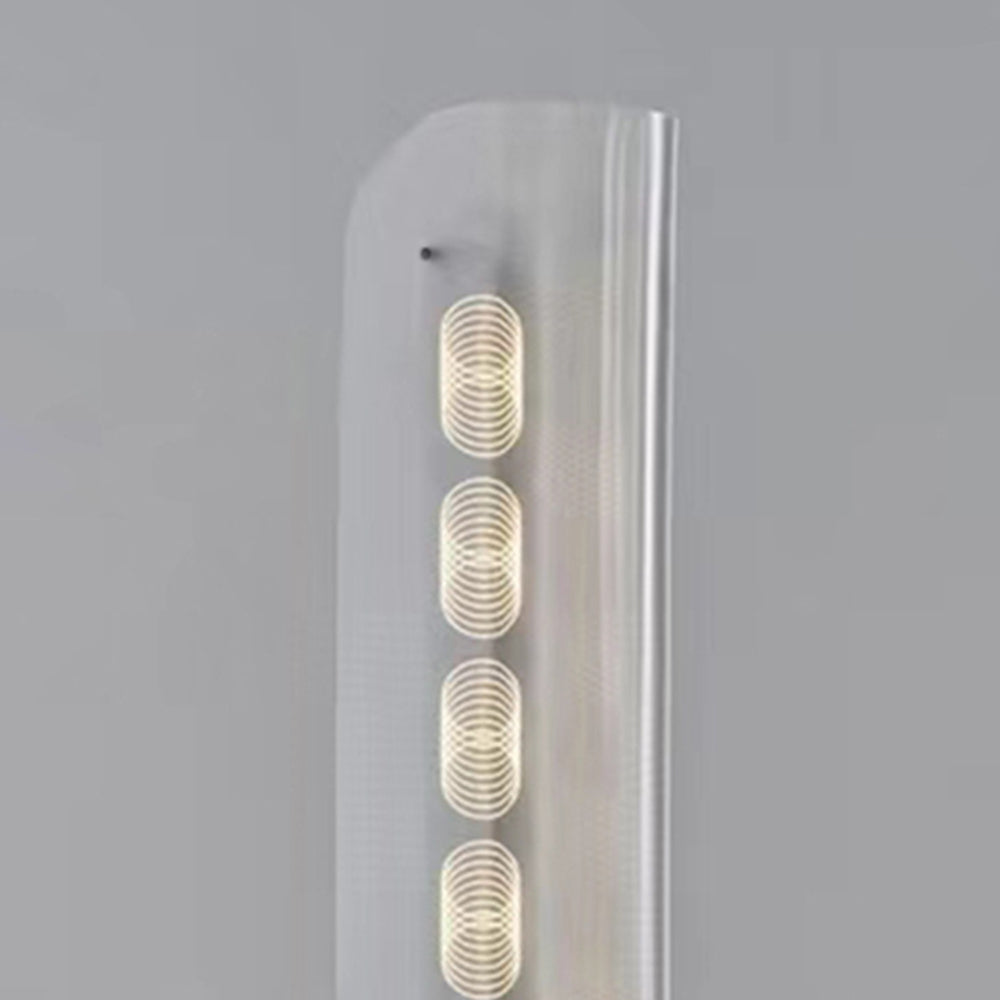 Salgado Moderna Diseño Metal/Acrílico Lámpara de Pie