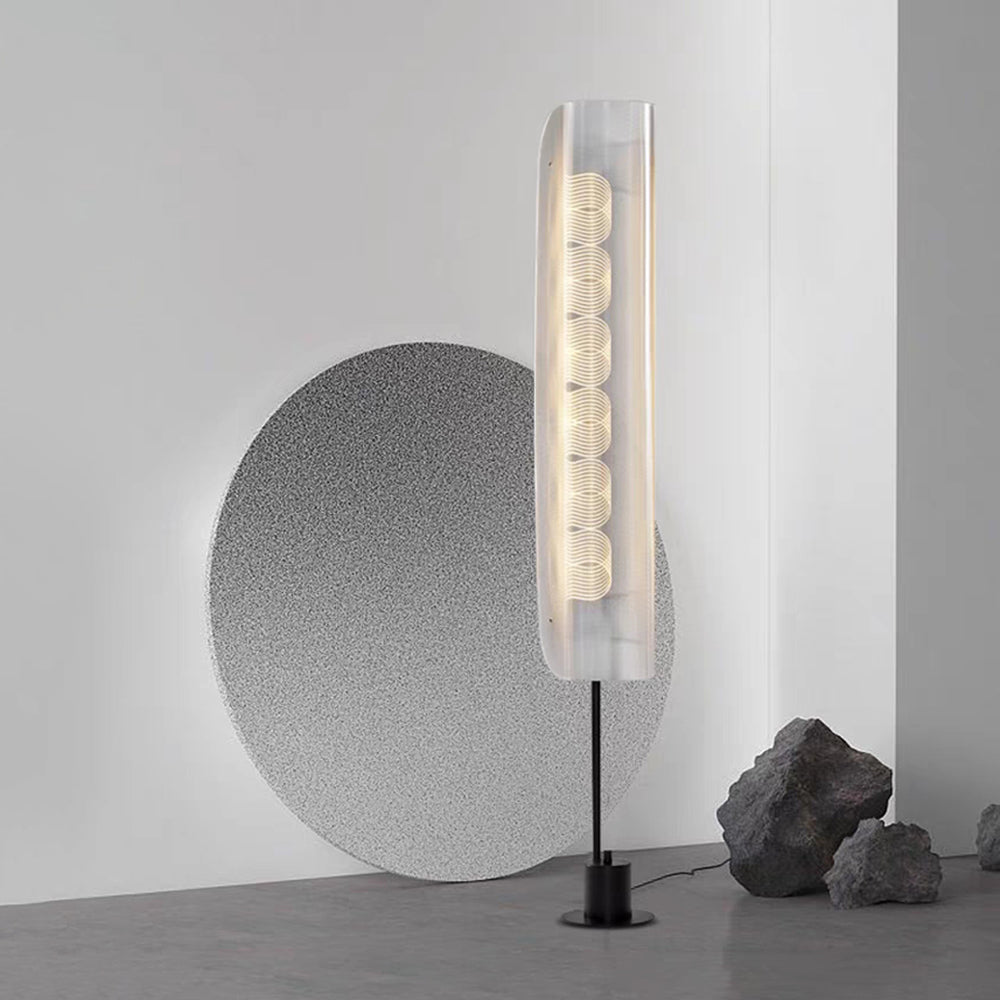 Salgado Moderna Diseño Metal/Acrílico Lámpara de Pie