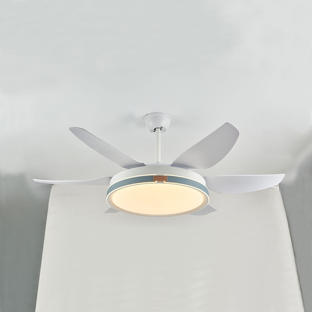 Haydn Ventilador de techo con Luz 6 Palas, 4 Colores, Motor dc, ∅130CM