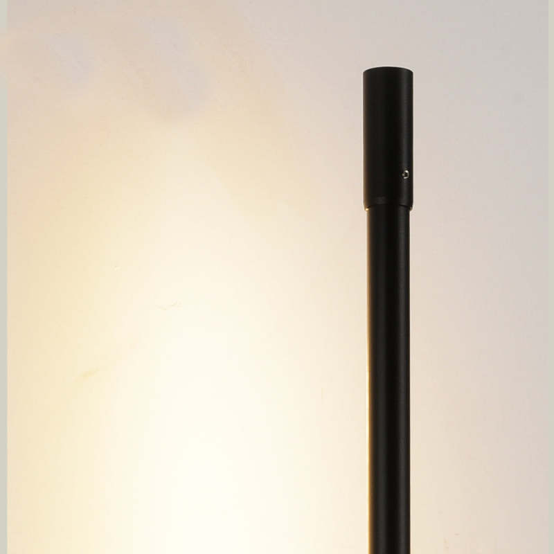 Edge Minimalita Lineal Metal LED Aplique de Pared Negro