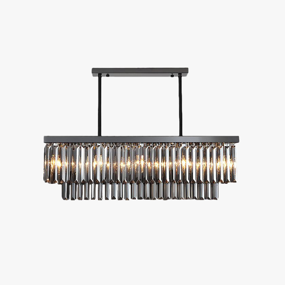 Marilyn Moderna Diseño Metal/Vidrio LED Lámpara Colgante, Gris