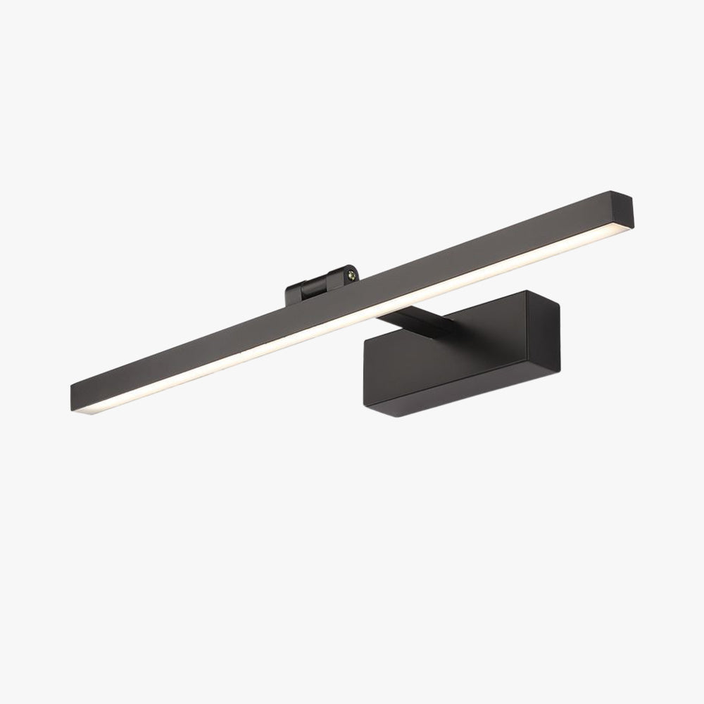 Edge Minimalista Lineal LED Metal/Acrílico Aplique de Pared, Blanco/Negro