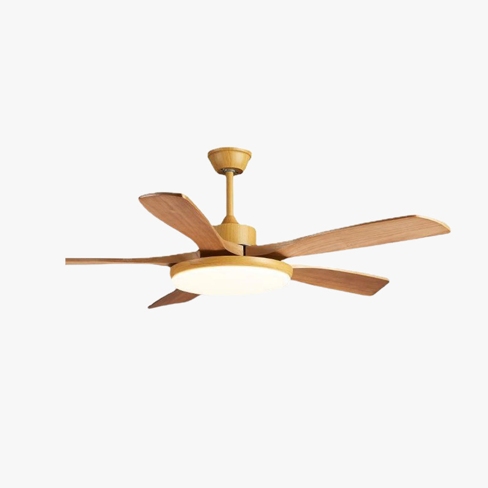 Haydn Ventilador de techo con Luz 5 Palas, 2 Colores, Metal & Madera, Motor dc, ∅132CM