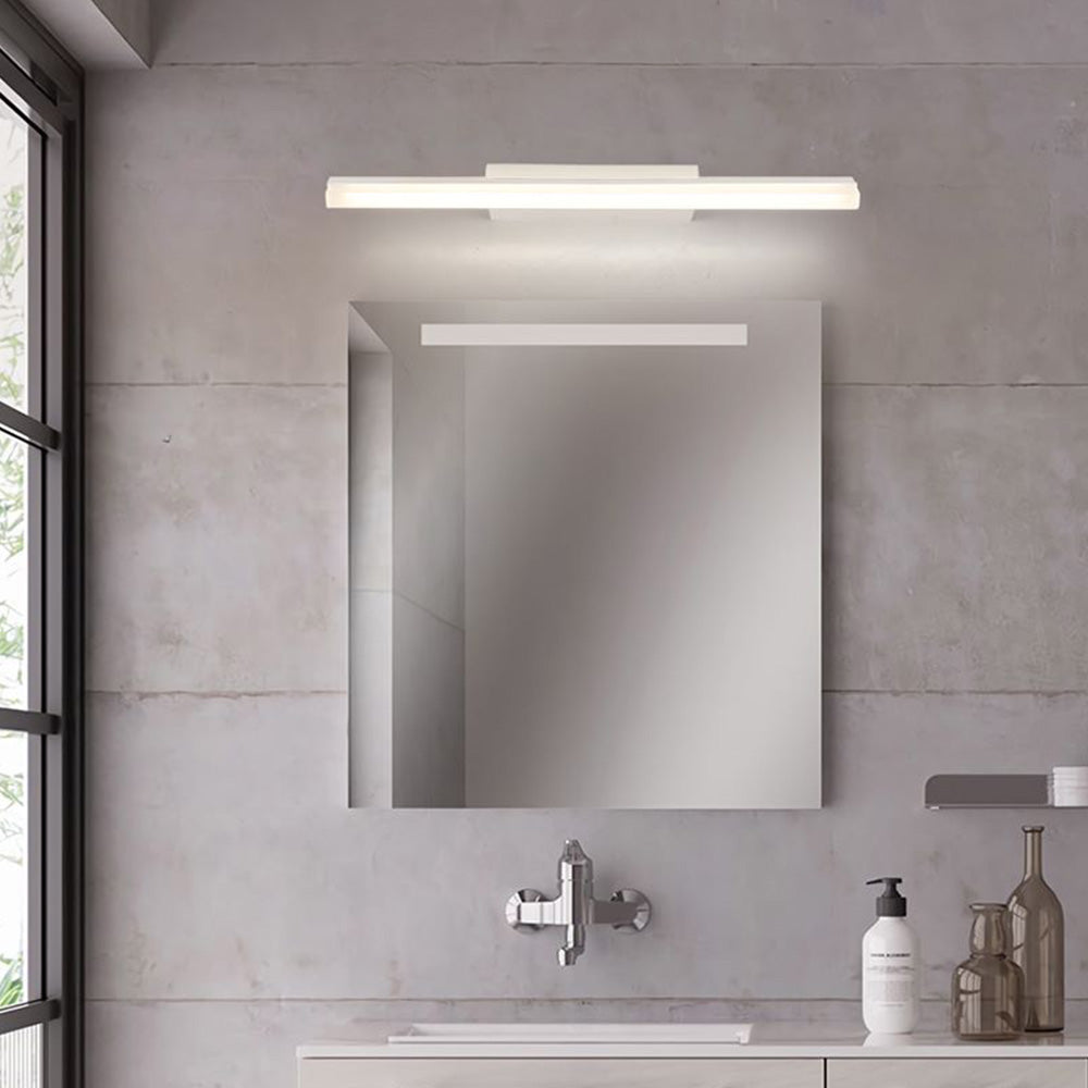 Leigh Minimalista Lineal Metal/Acrílico LED Aplique de Pared Interior Blanco