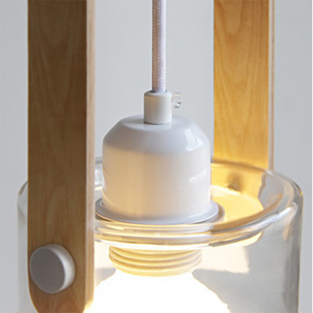Hailie Moderna Minimalista Metal Lámpara Colgante Transparente