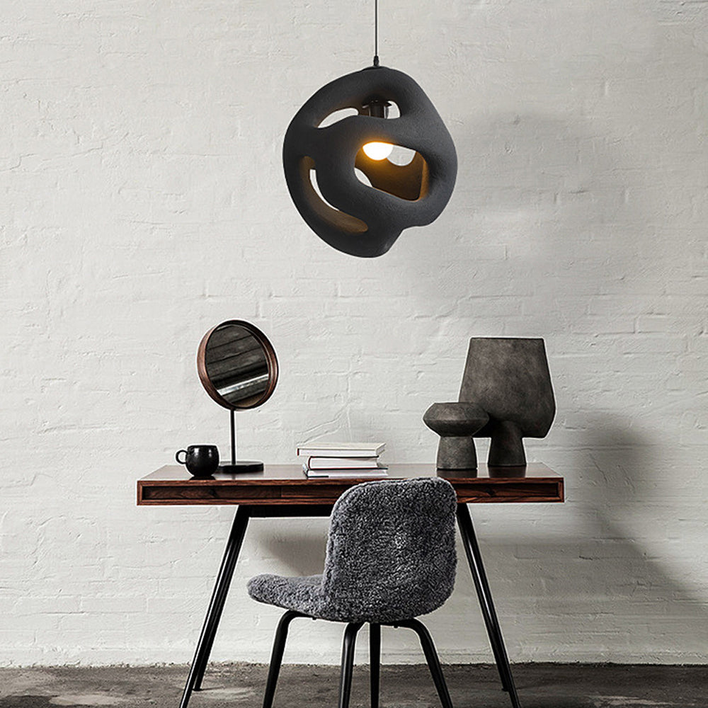 Byers Moderna Diseño Lámpara Colgante, Blanco/Negro