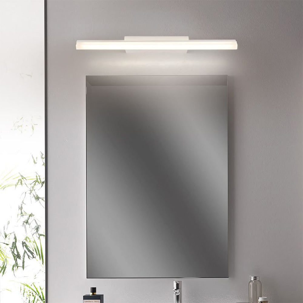 Leigh Minimalista Lineal Metal/Acrílico LED Aplique de Pared Interior Blanco