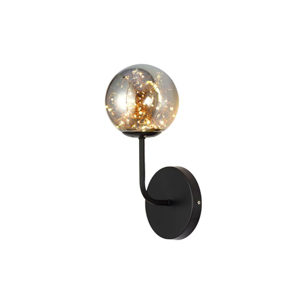 Valentina Metal LED Aplique de Pared Negro/Dorados