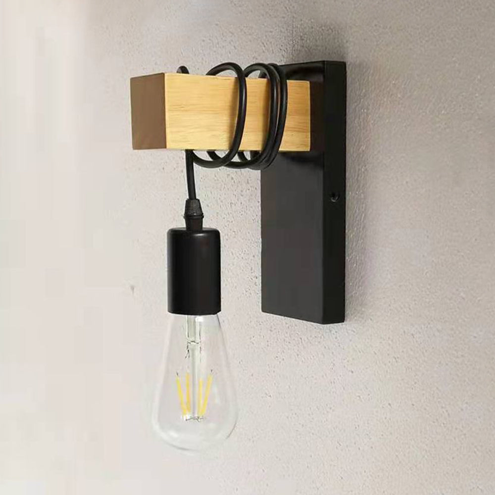 Alessio Metal LED Aplique de Pared Negro/Blancos