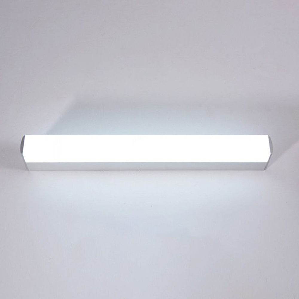 Leigh Minimalista Lineal Metal/Acrílico LED Aplique de Pared Blanco