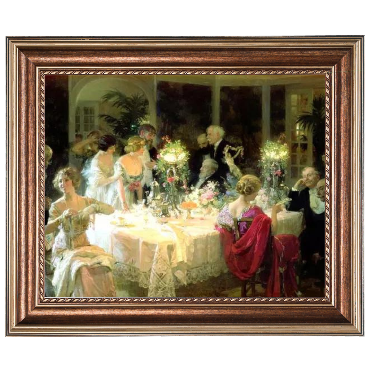 The End of Dinner - Decoración de Arte de Pared Vintage Sala de Estar