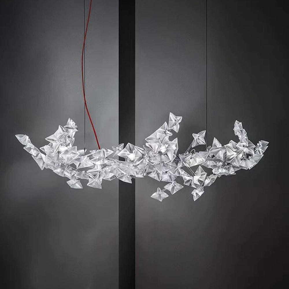 Olivia Moderna Diseño Acrílica Lámpara de Pie Blanca
