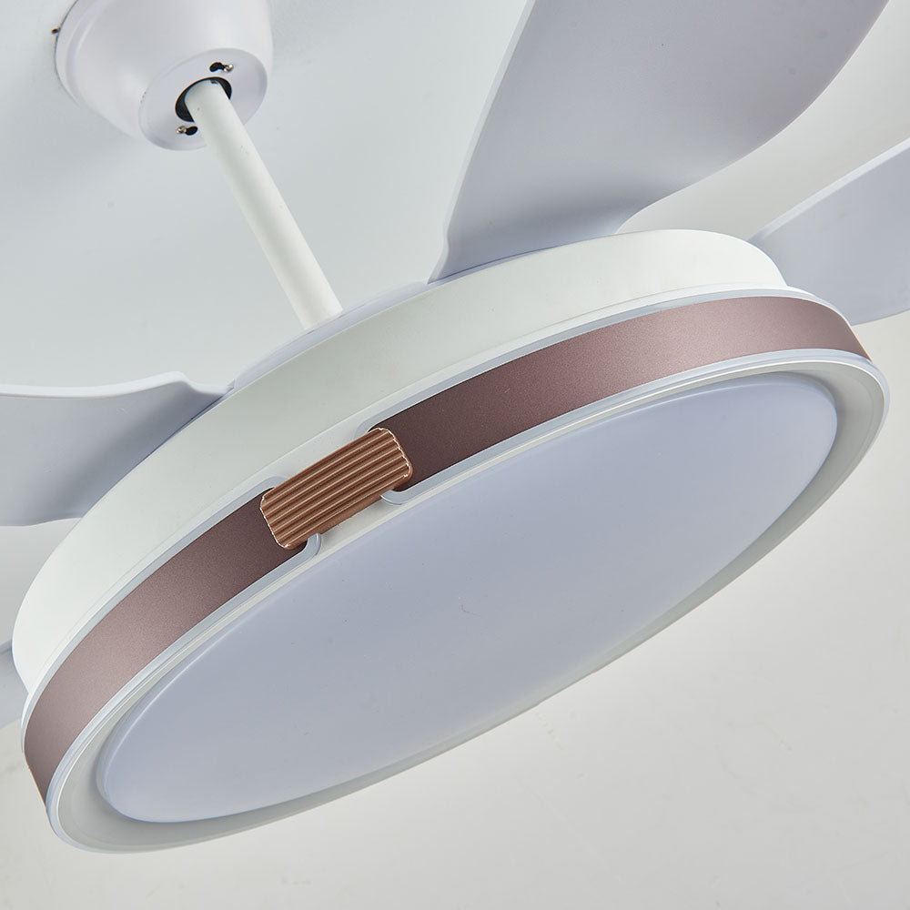 Haydn Ventilador de techo con Luz 6 Palas, 4 Colores, Motor dc, ∅130CM