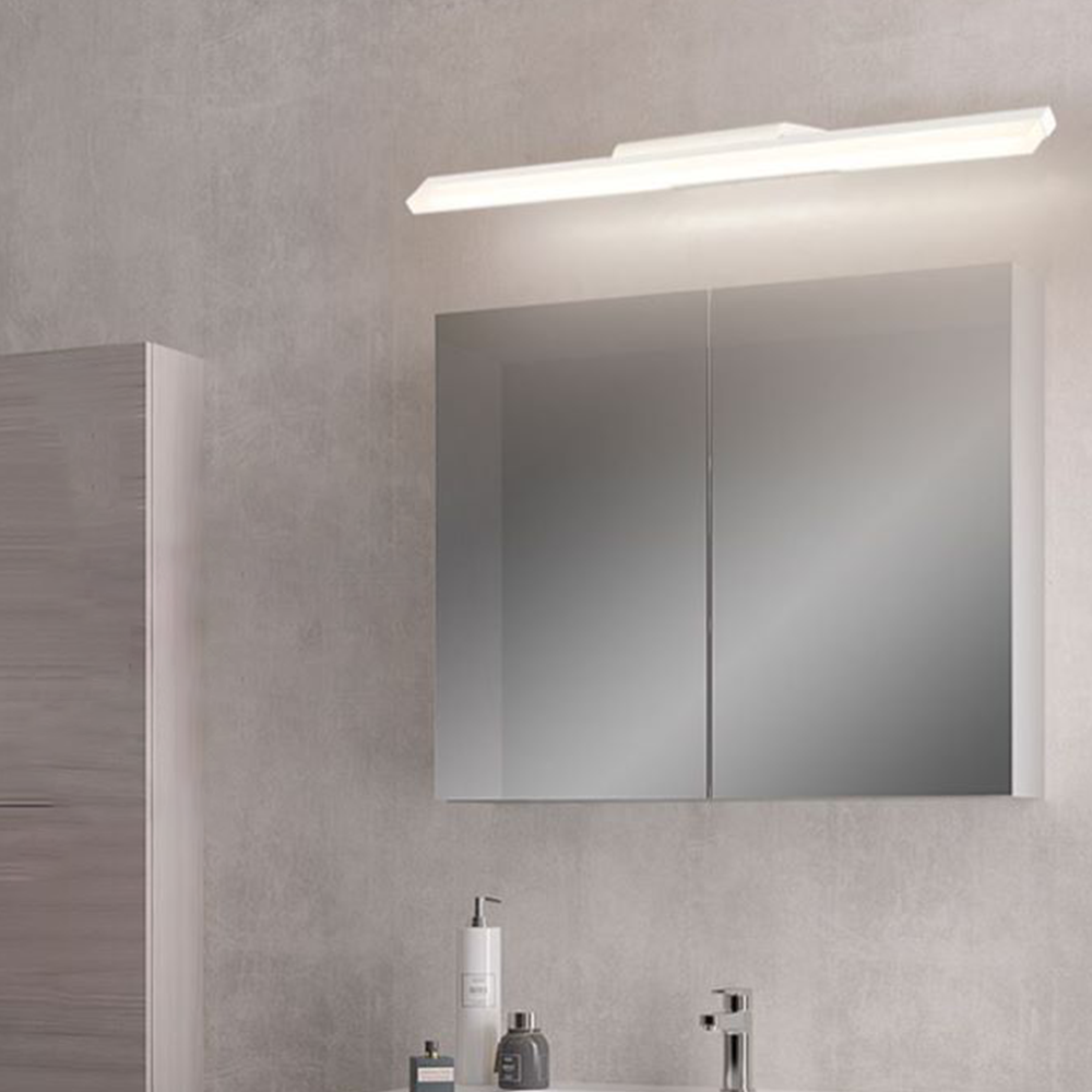 Leigh Minimalista Lineal Metal/Acrílico LED Aplique de Pared Interior Blanco